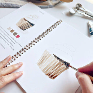 Emily Lex Baking watercolor workbook