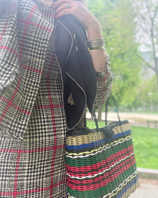 The Lilley Line Extra Small Tartan Hand-Woven Tote Bag