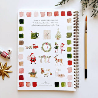 Emily Lex Christmas Watercolor Workbook: Relaxing Holiday Art for All Ages
