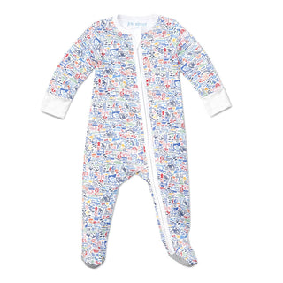Cape Cod Landmarks Baby Zip Onesie – 100% Ultra-Soft Pima Cotton