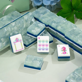 Palm Beach Mahjong Set - Moonstone Pearl