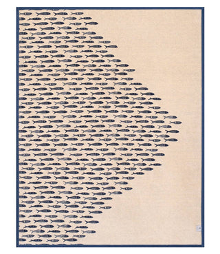 ChappyWrap Herring Run Oversized Cotton Blend Throw Blanket (60” x 80”)