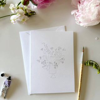 Bouquets Emily Lex Paintable Watercolor Notecard Set
