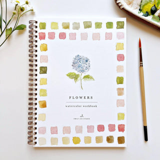 Emily Lex Flowers Watercolor Workbook: Step-by-Step Beginner Painting Guide