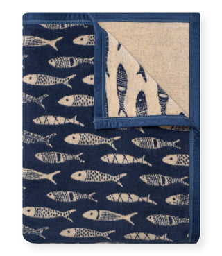ChappyWrap Herring Run Oversized Cotton Blend Throw Blanket (60” x 80”)