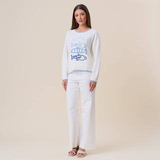 Sardine embroidered sweater