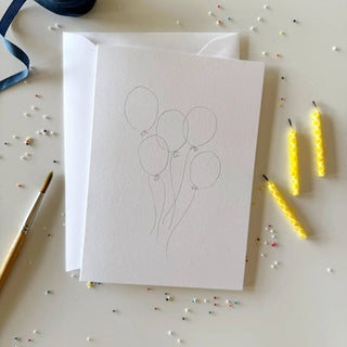 Celebrate Paintable Watercolor Notecards – DIY Set of 8 Greeting Cards by Emily Lex