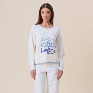 Sardine embroidered sweater