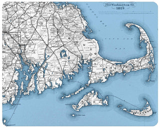 Marye-Kelley Cape Cod Tempered Glass Cutting Board & Trivet