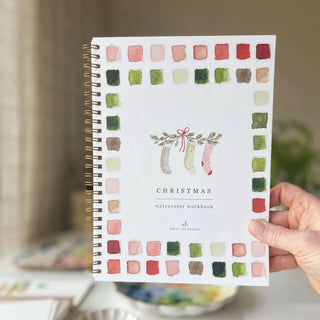Emily Lex Christmas Watercolor Workbook: Relaxing Holiday Art for All Ages
