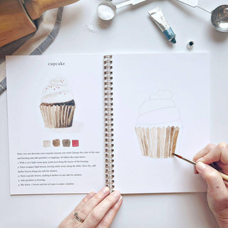 Emily Lex Baking watercolor workbook