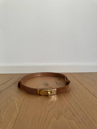 MAIDA Suede BELT - Top grain leather