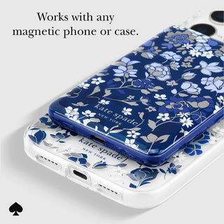 Kate Spade New York MagSafe Wireless Power Bank – Flowerbed Blue