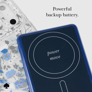 Kate Spade New York MagSafe Wireless Power Bank – Flowerbed Blue