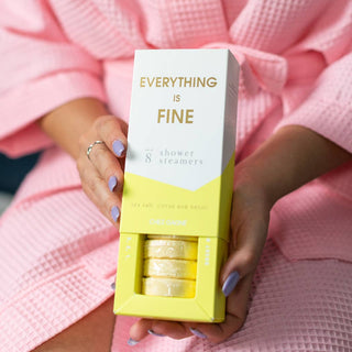 Everything Is Fine - Funny Shower Steamers, Citrus + Neroli