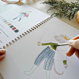 The Nutcracker Watercolor Workbook by Emily Lex | Beginner Holiday Art Guide