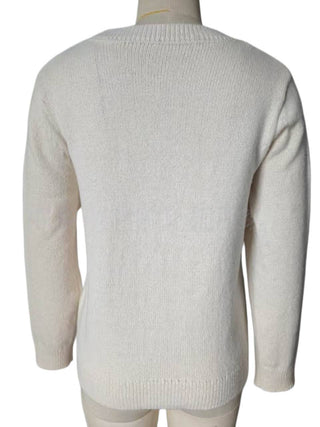 Marine lobster jacquard knit sweater fall winter pullover