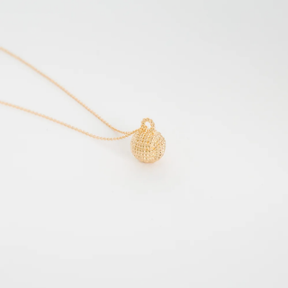 14kt Gold-Dipped Monkey Fist Nautical Pendant – New England Crafted