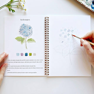 Emily Lex Flowers Watercolor Workbook: Step-by-Step Beginner Painting Guide