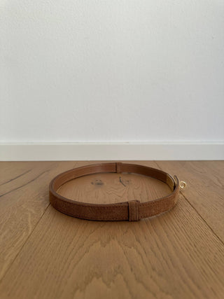 MAIDA Suede BELT - Top grain leather