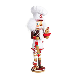 Gingerbread Chef Nutcracker front detail