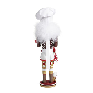 Gingerbread Chef Nutcracker hat detail