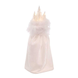 White Winter LED Hat Nutcracker side view