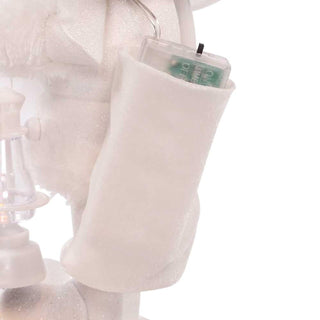 White Winter LED Hat Nutcracker base detail