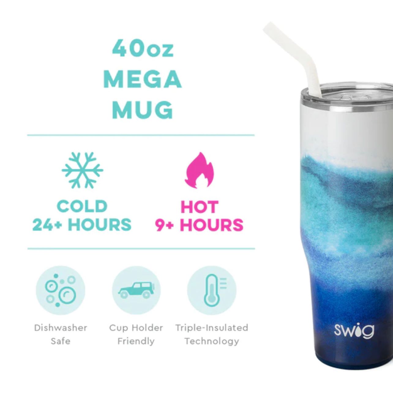 Swig Sapphire Mega Mug