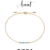 Dot & Dash Aunt Morse Code Bracelet