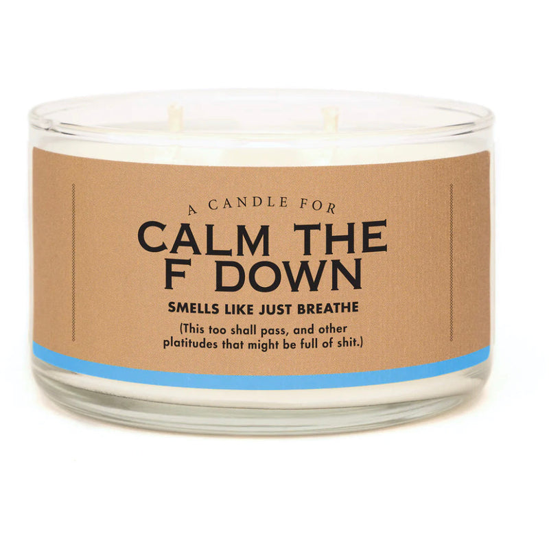 Calm the F Down Candle