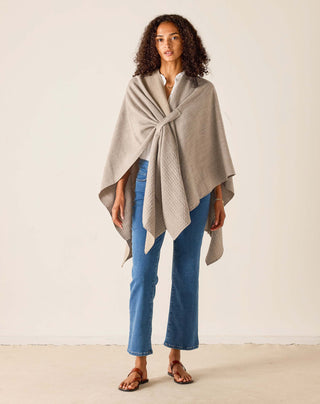 Modern Travel Wrap in Driftwood