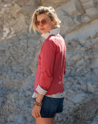 Trouvaille Raglan Tee in Cayenne