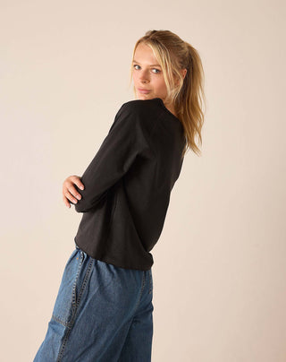 Trouvaille Raglan Tee in Graphite