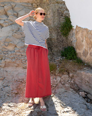 Trouvaille Tee Skirt in Cayenne