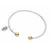 LeStage's genuine Cape Cod Bracelet, with its simple but stylish design is a favorite for all ages!

A unique spin on the classic look -- this cuff features two sterling silver or gold balls on each end.  This bracelet is great to wear alone or add to your Cape Cod Jewelry collection. 

Sterling Silver and 14k Gold shown 

Made in USA 