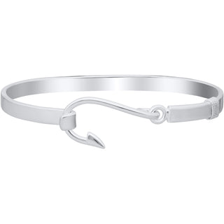LeStage Cape Cod Hook Bracelet | Sterling Silver & 14K Gold Nautical Jewelry