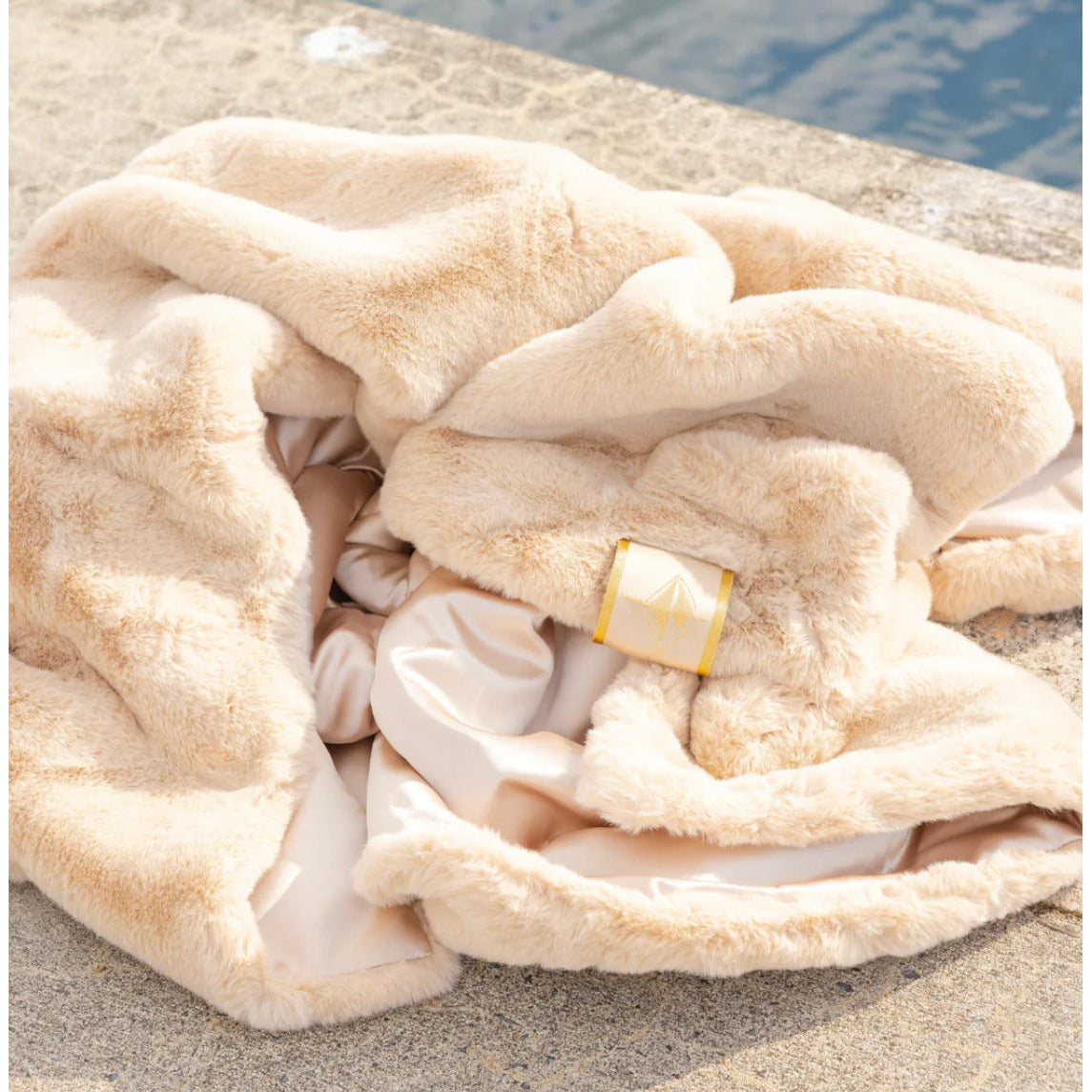 Luxe Faux Fur Baby Pink Mink Blanket | Pretty Rugged