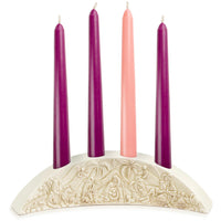 Advent Candles and Nativity Holder