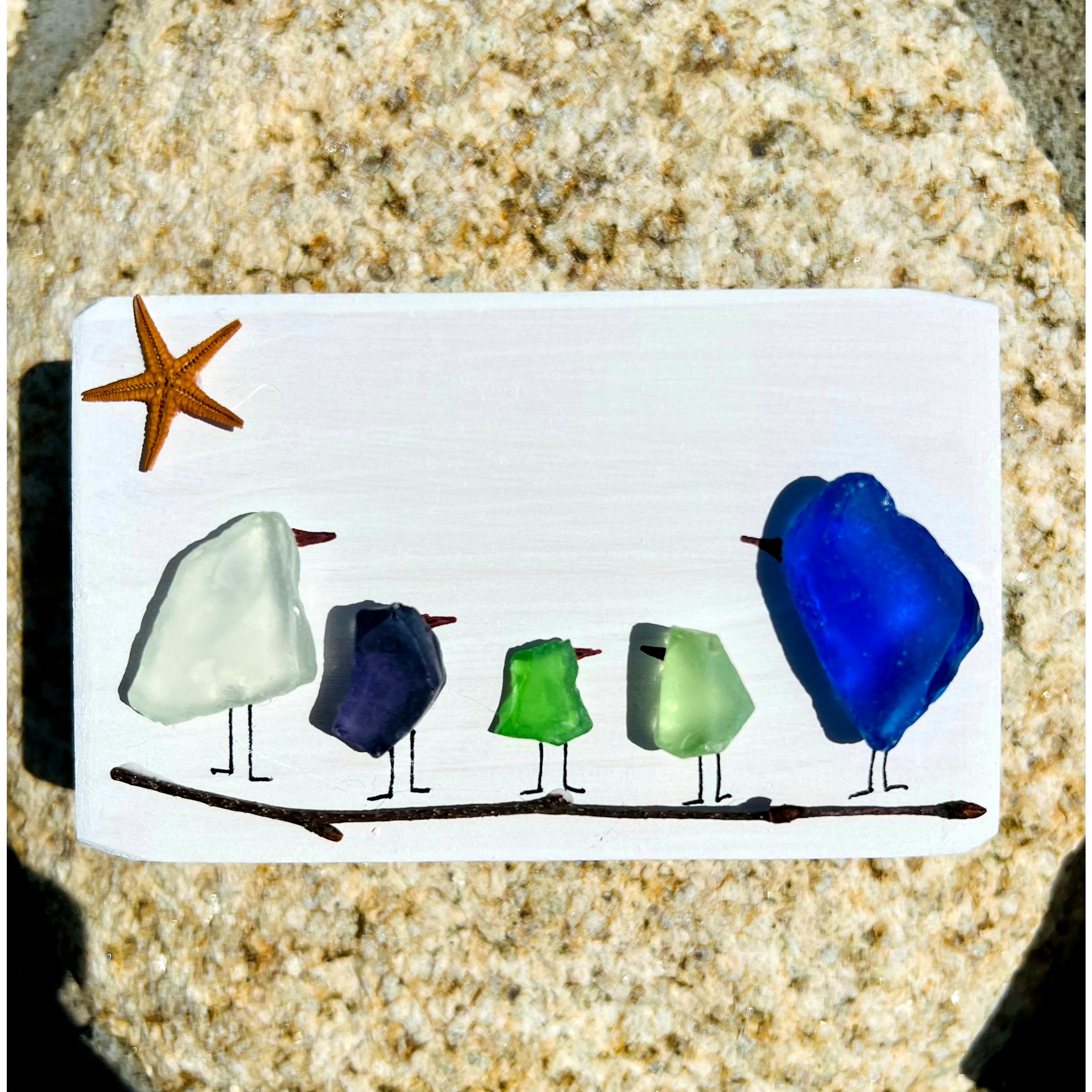 Sea Glass Birdies