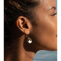 Ocean 14K Gold Vermeil Ocean Wave Necklace and Earrings