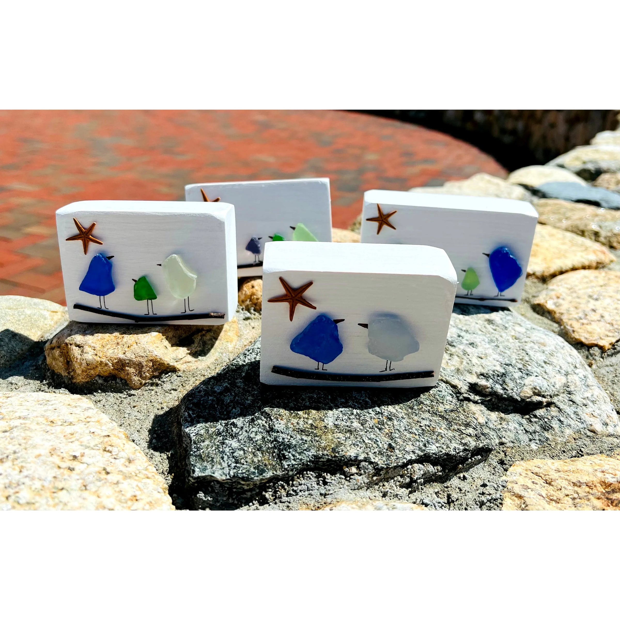 Sea Glass Birdies