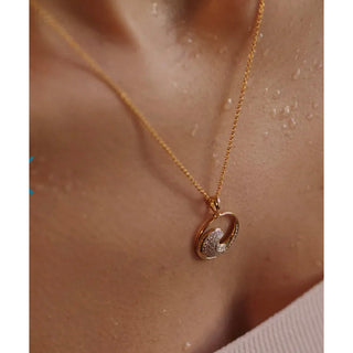 Ocean 14K Gold Vermeil Ocean Wave Necklace and Earrings
