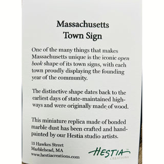 Entering Mattapoiett- Marion- Rochester Town Sign Ornament