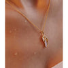 Ocean 14K Gold Vermeil Flip Flop Necklace