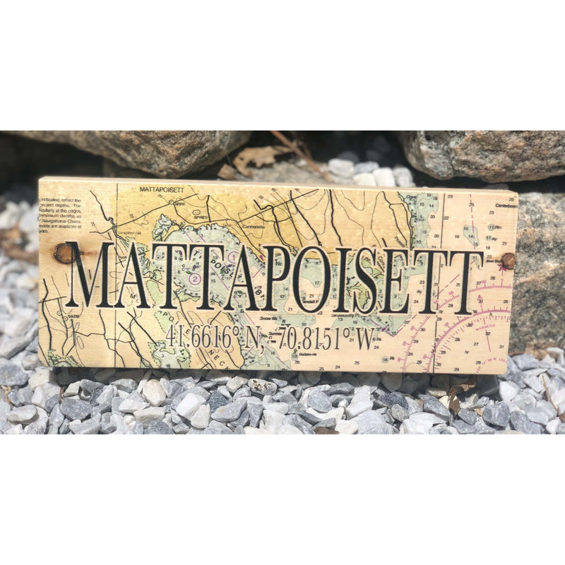 Mattapoisett Town Coordinate Sign