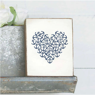 Heart Anchor Sign