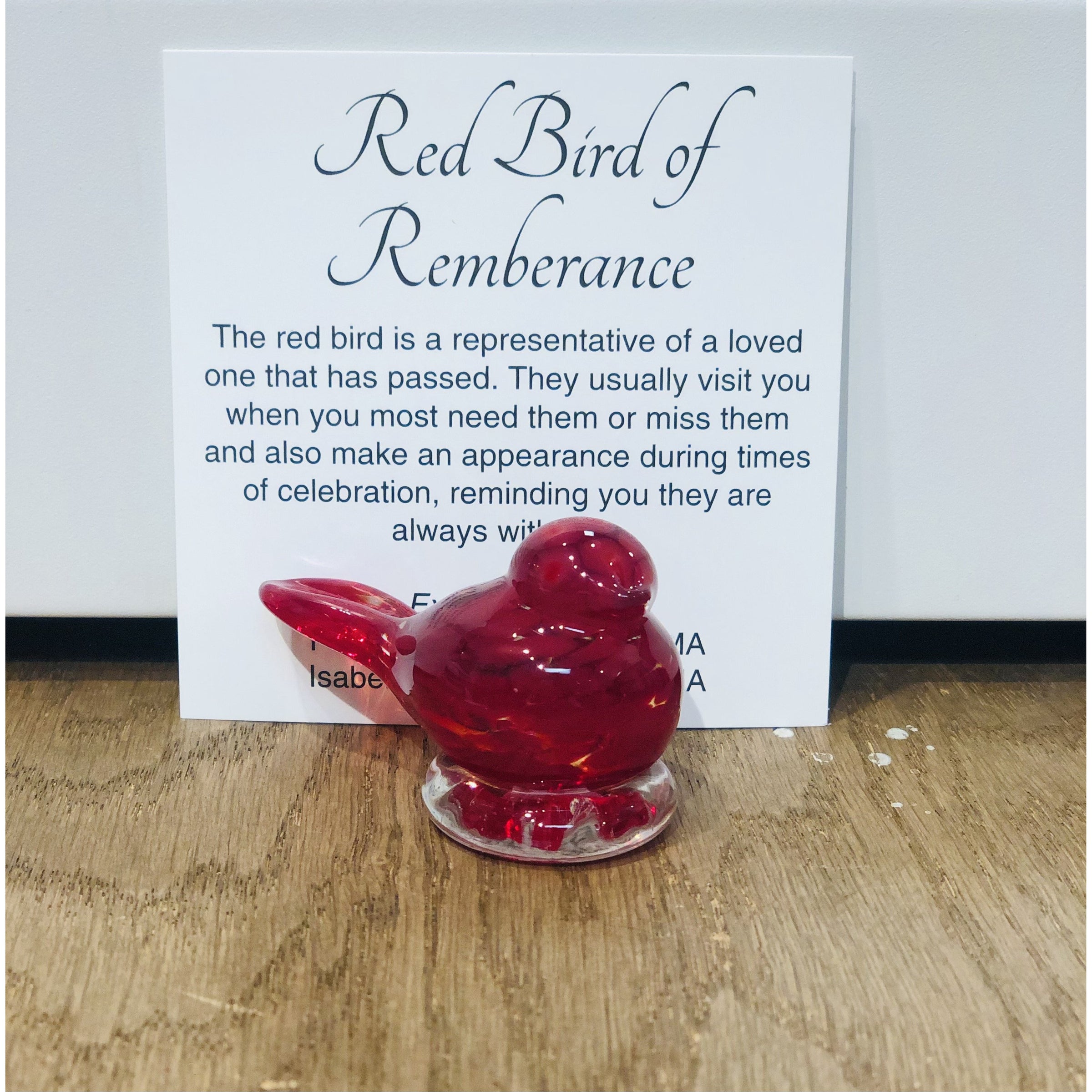 The Red Bird Of Rememberance