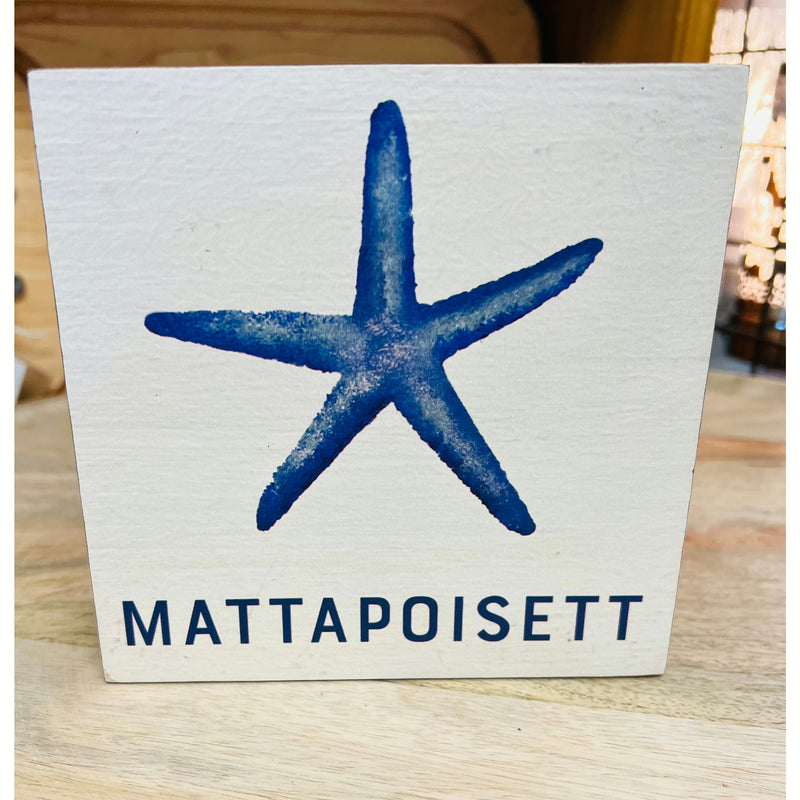 Mattapoisett or Marion Block Sign