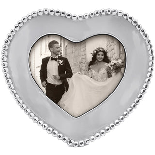 Mariposa Signature Heart Frame - Handcrafted Recycled Aluminum Picture Frame